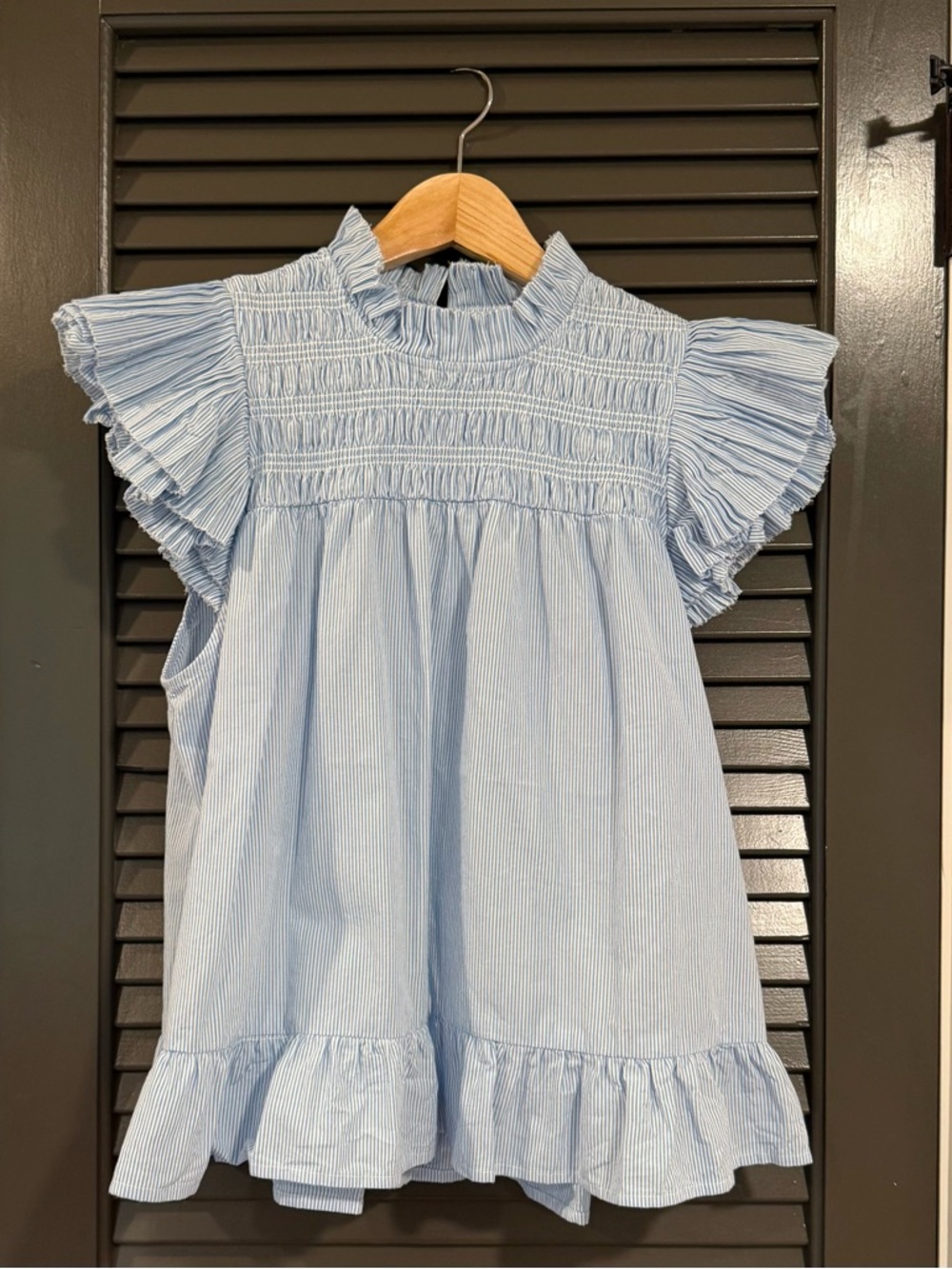 Love the Label Smocked Blouse